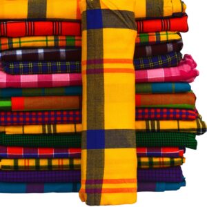 Yellow Maasai Shuka Blanket