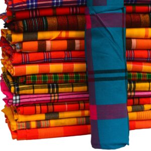 Ocean Breeze Maasai Shuka Blanket