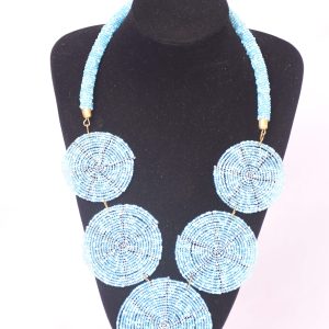 Ocean Waves Beaded Necklace