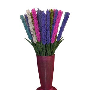 Handcrafted Beaded Multi-Color Lavender Bouquet