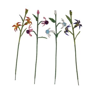 African Beaded Gloriosa Lily Stems