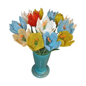Handcrafted Beaded Crocus/Tulip Bouquet