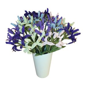 Handcrafted Beaded Agapanthus (African Lily) Bouquet