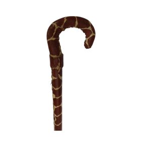 Hand-Decorated Giraffe Print Walking Sword Cane